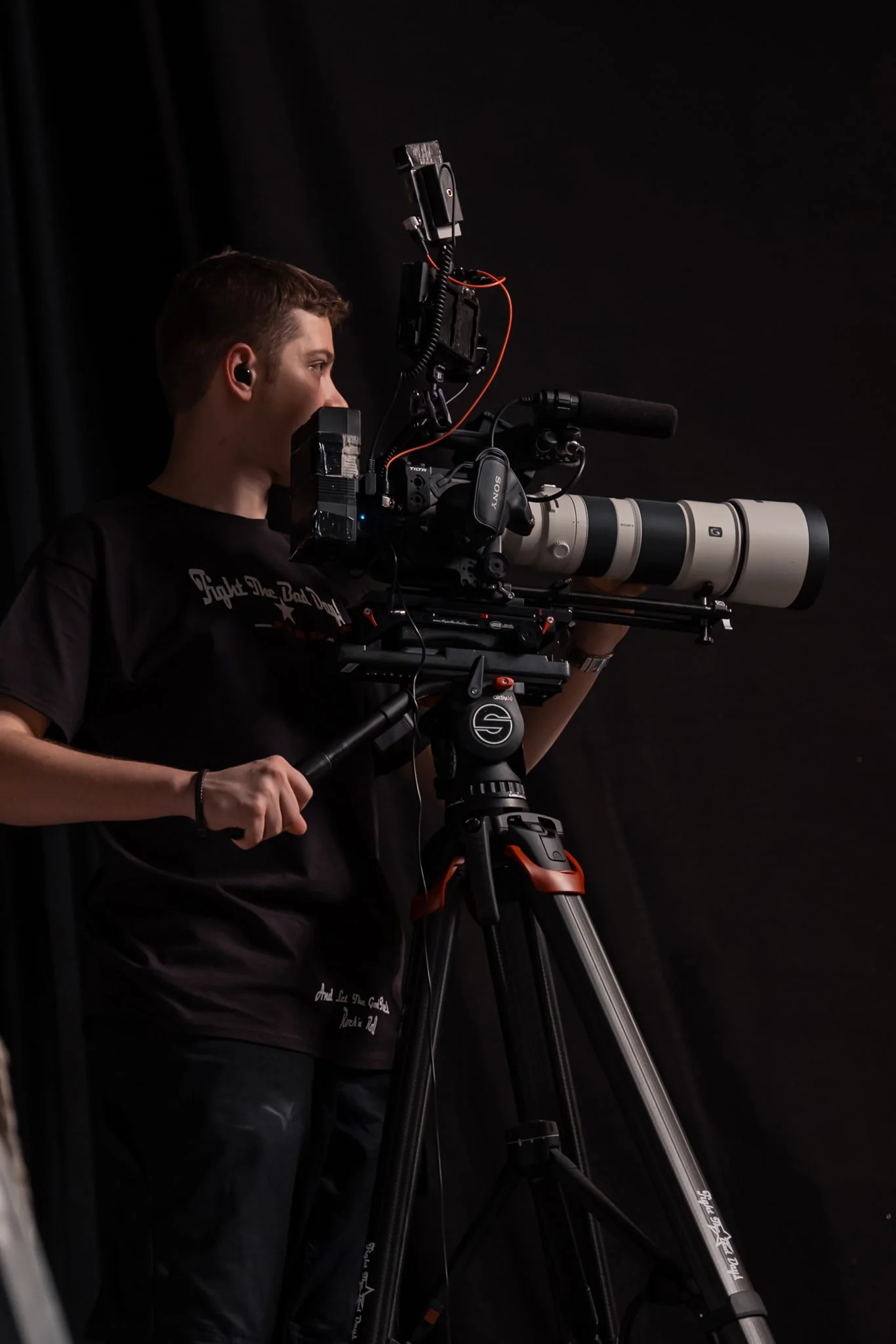 Kameramann bei einer Videoproduktion